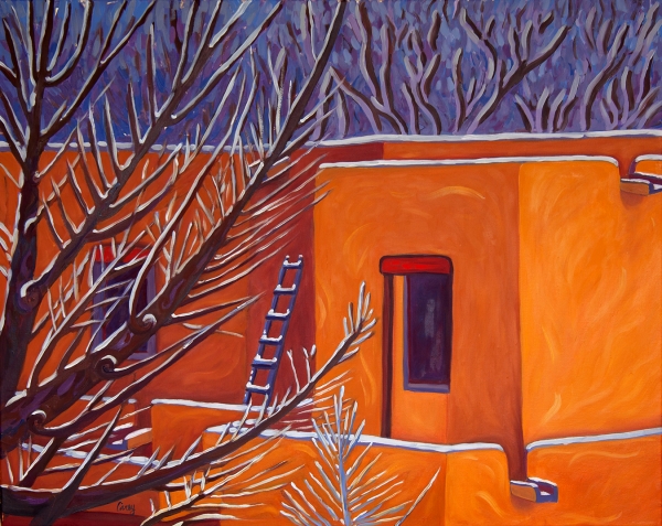 Adobe Winter by Cathy Carey
