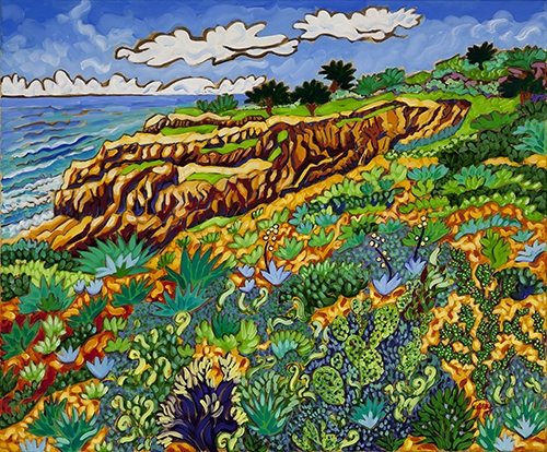 Broken Hills Trail Torrey Pines by Cathy Carey