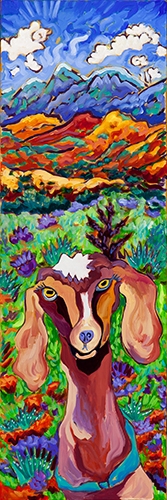Mountain High Goat by Cathy Carey