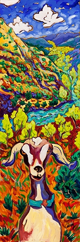 Cottonwood Goat by Cathy Carey