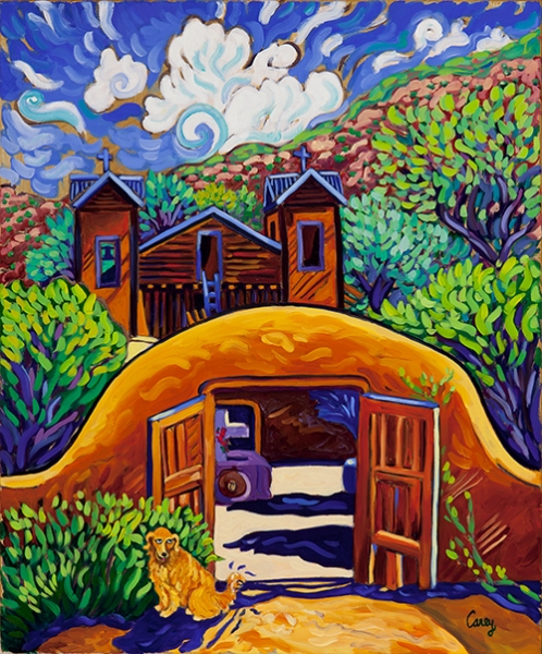 Golden Chimayo by Cathy Carey