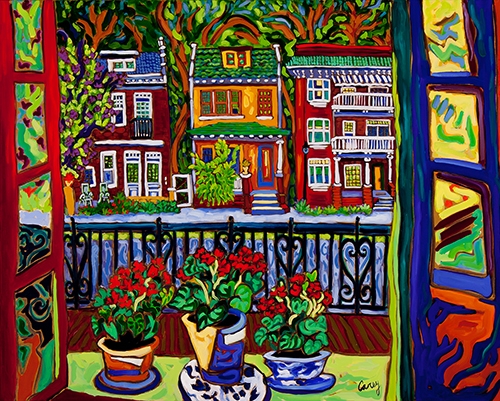 Richmond Rowhouses by Cathy Carey
