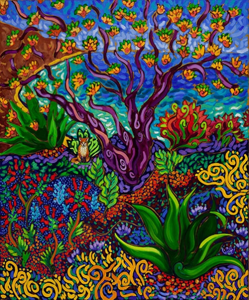 Jeweled Garden by the Sea by Cathy Carey