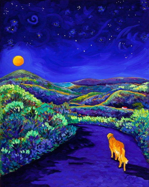 Golden Moonwalk by Cathy Carey