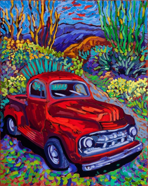 Red Truck Luck by Cathy Carey