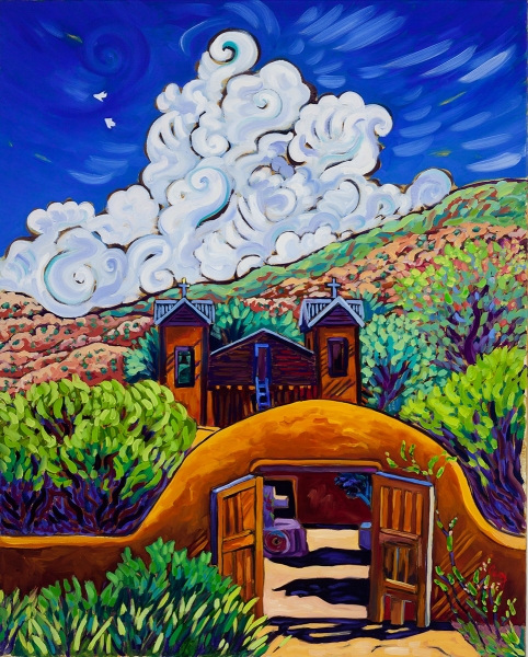 White Doves of Chimayo by Cathy Carey