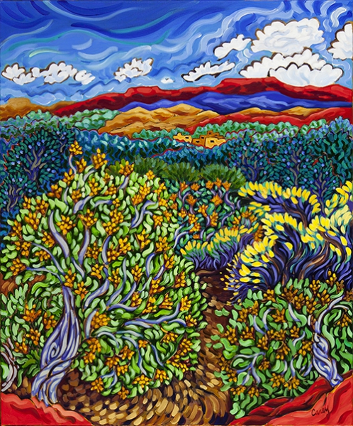 Where the Pinon Mesa Rolls by Cathy Carey