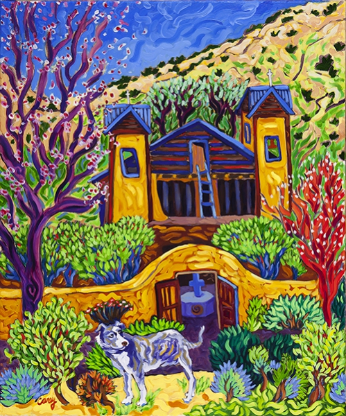 The Chimayo Greeter by Cathy Carey