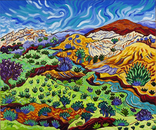 Lopin' Down the Turquoise Trail by Cathy Carey