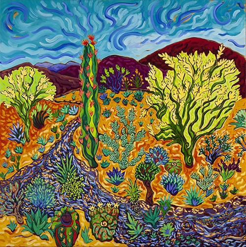 Desert River Bed by Cathy Carey