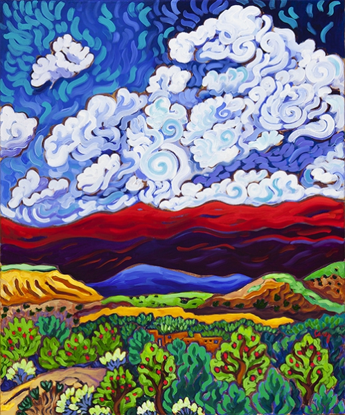 New Mexico Skies by Cathy Carey