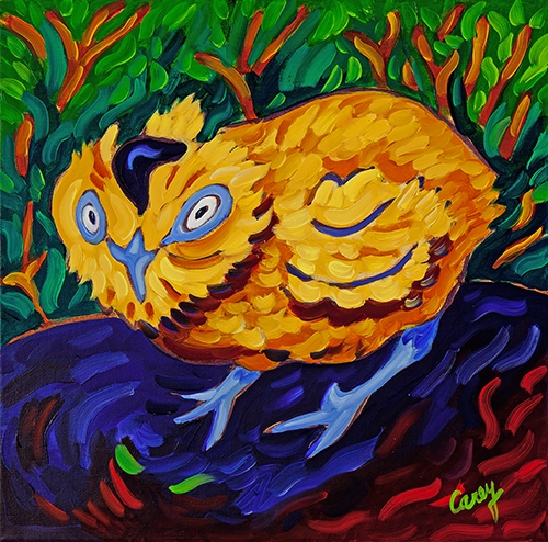 Quail Baby 2 by Cathy Carey