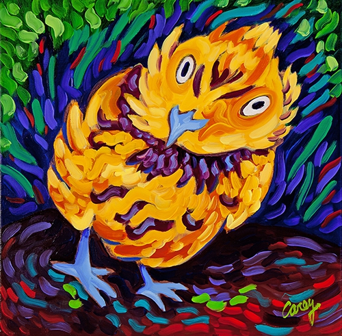 Quail Baby 6 by Cathy Carey