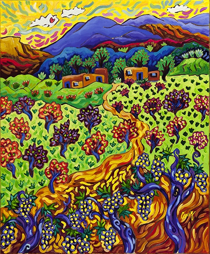 Sunrise Orchard by Cathy Carey