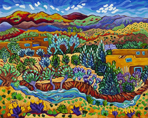 Above the Arroyo by Cathy Carey