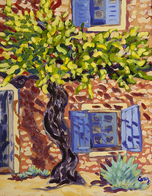 Click here to view La Madonne Farmhouse Roussillon by Cathy Carey