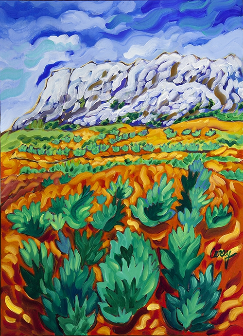 St Victoire by Cathy Carey