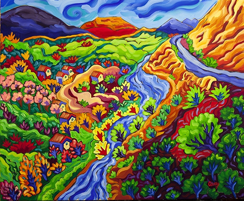 Orchards by the River by Cathy Carey