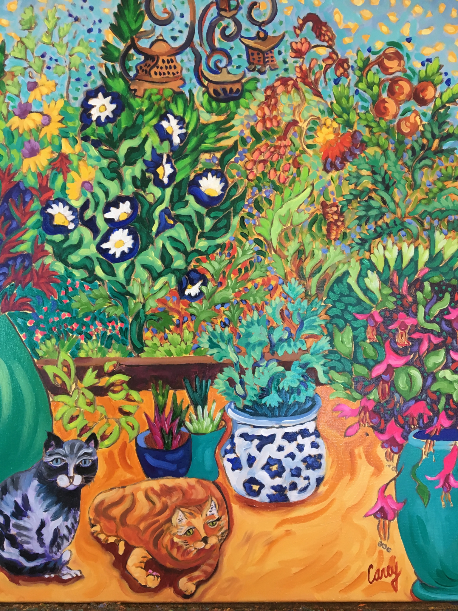 Click here to view Los Gatos Garden by Cathy Carey