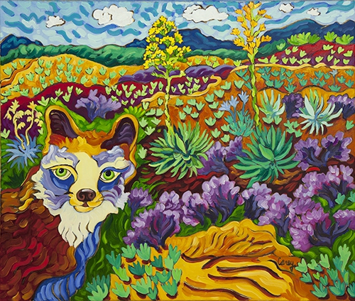 Fox on the Trail by Cathy Carey