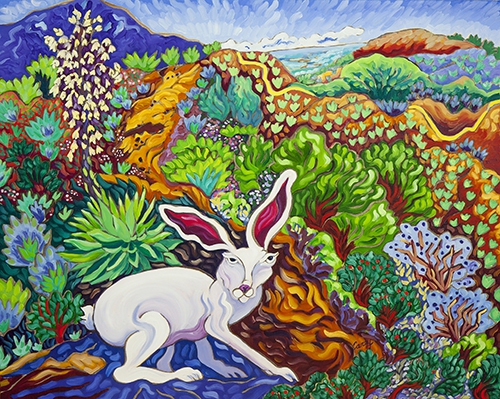Rabbit way Up by Cathy Carey