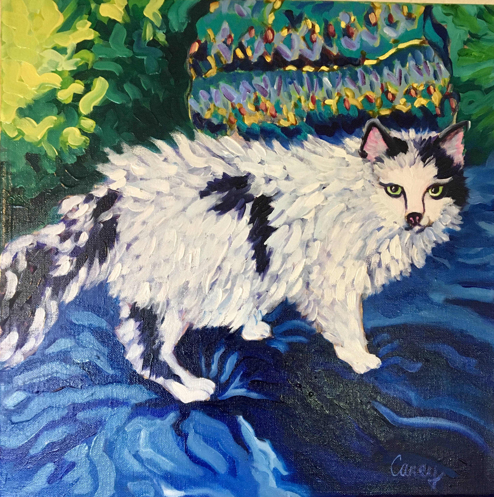 Click here to view Sarra's Cat Smudge by Cathy Carey