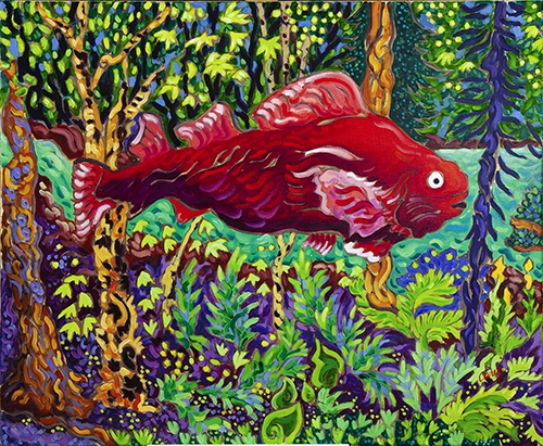 Fish in the Forest by Cathy Carey