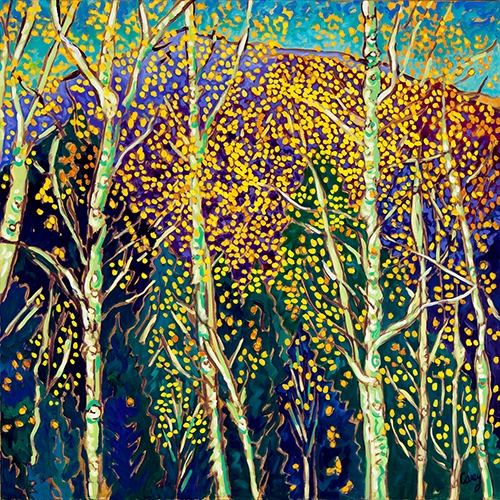 Aspiring Aspens by Cathy Carey