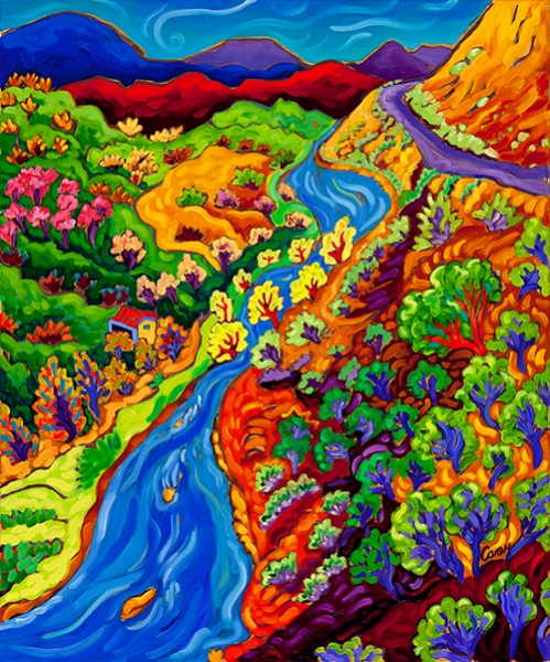 Where the River Speaks to the Sky by Cathy Carey