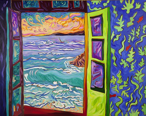 Green Flash by Cathy Carey