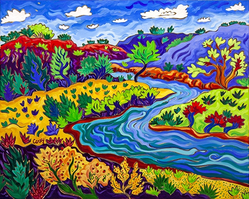 Where the Creek Water Takes a Stroll by Cathy Carey