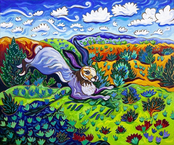 Out Where the Lean Jack Hops along by Cathy Carey