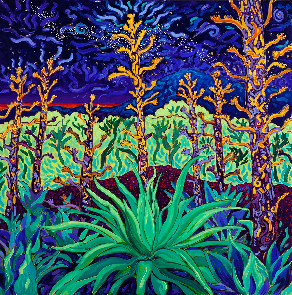 Cosmic Agave by Cathy Carey