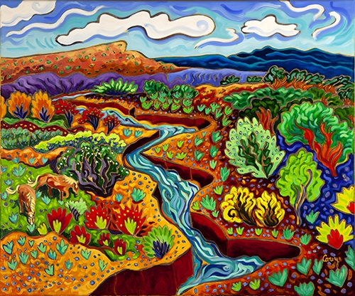 Along the Arroyo by Cathy Carey