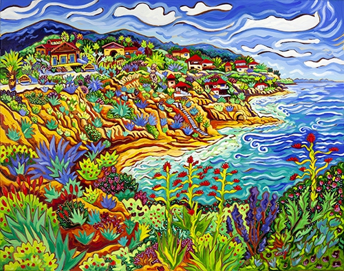 Golden Summer Shore by Cathy Carey
