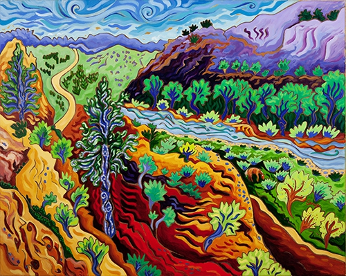 Ascending Canyon Walls by Cathy Carey