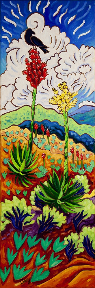Summer Clouds Rising up by Cathy Carey