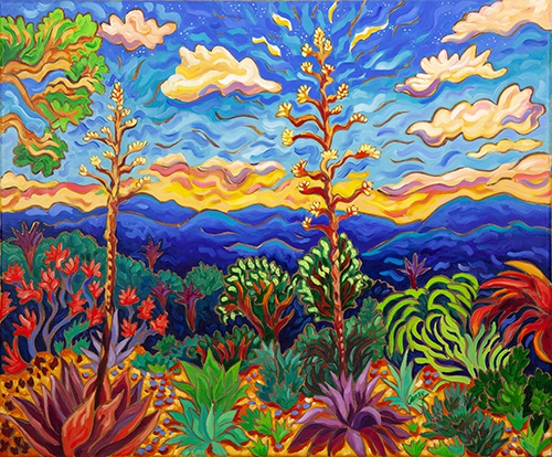 Agave Garden Glow by Cathy Carey