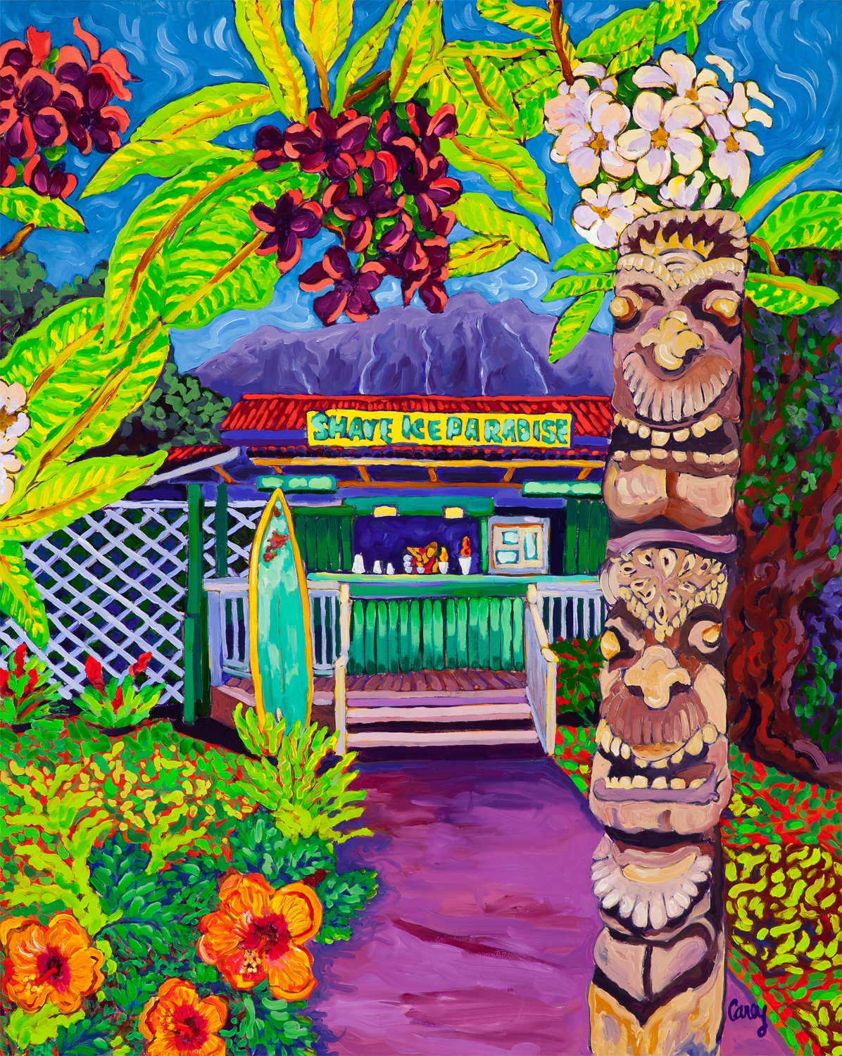 Shave Ice Paradise by Cathy Carey