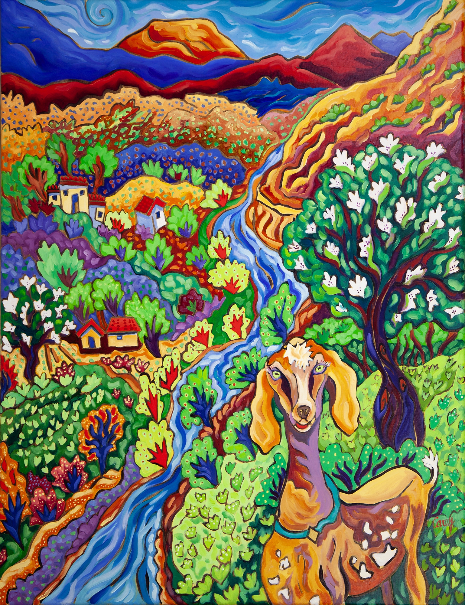 Visit to a Goat Farm by Cathy Carey