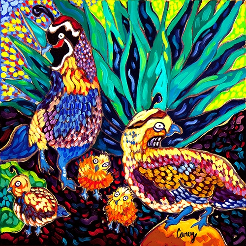 Quail Haven by Cathy Carey